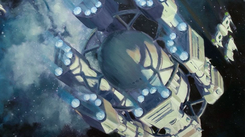 Image: Outbound Flight cover art by Dave Seeley. Del Rey